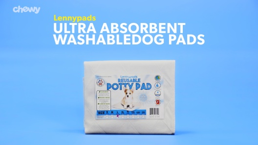 LENNYPADS Ultra Absorbent Washable Dog Pee Pads, Green Plaid, X