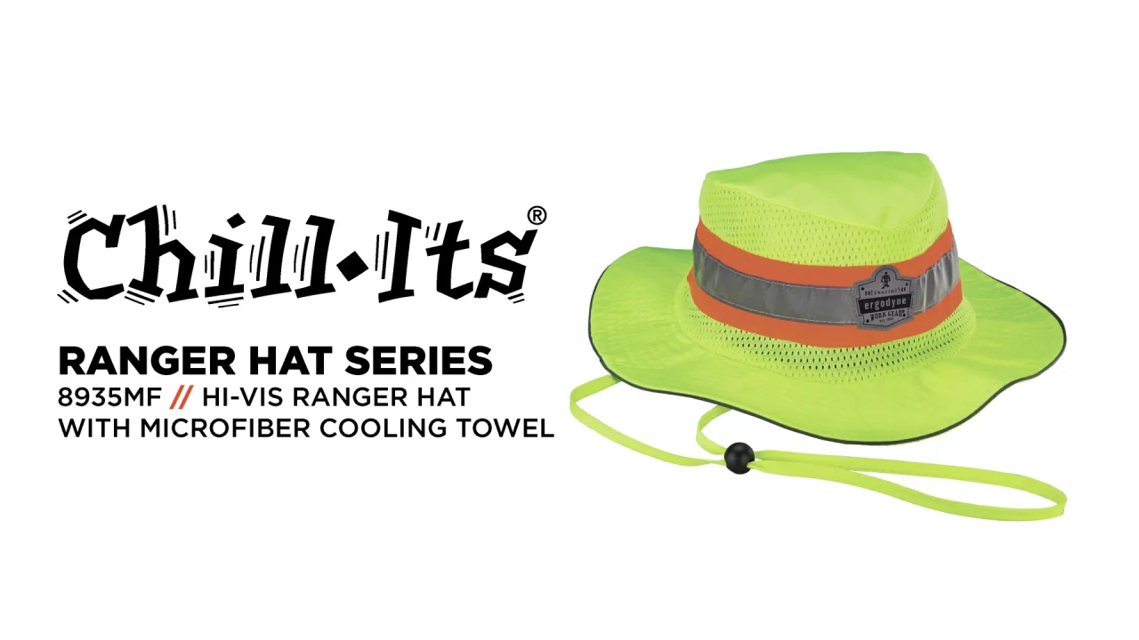 The Lightweight, Breathable Chill-Its 8935MF Hat Uses Evaporative Cooling  Technology For Heat Relief