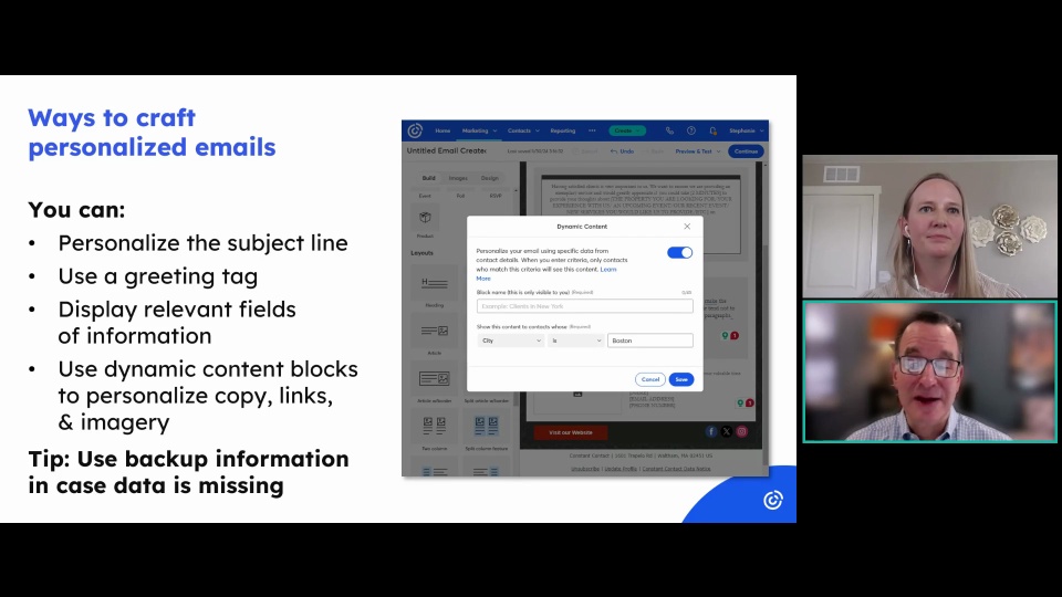 Watch Now; Boost Your Email Results with Segmentat... - Constant ...