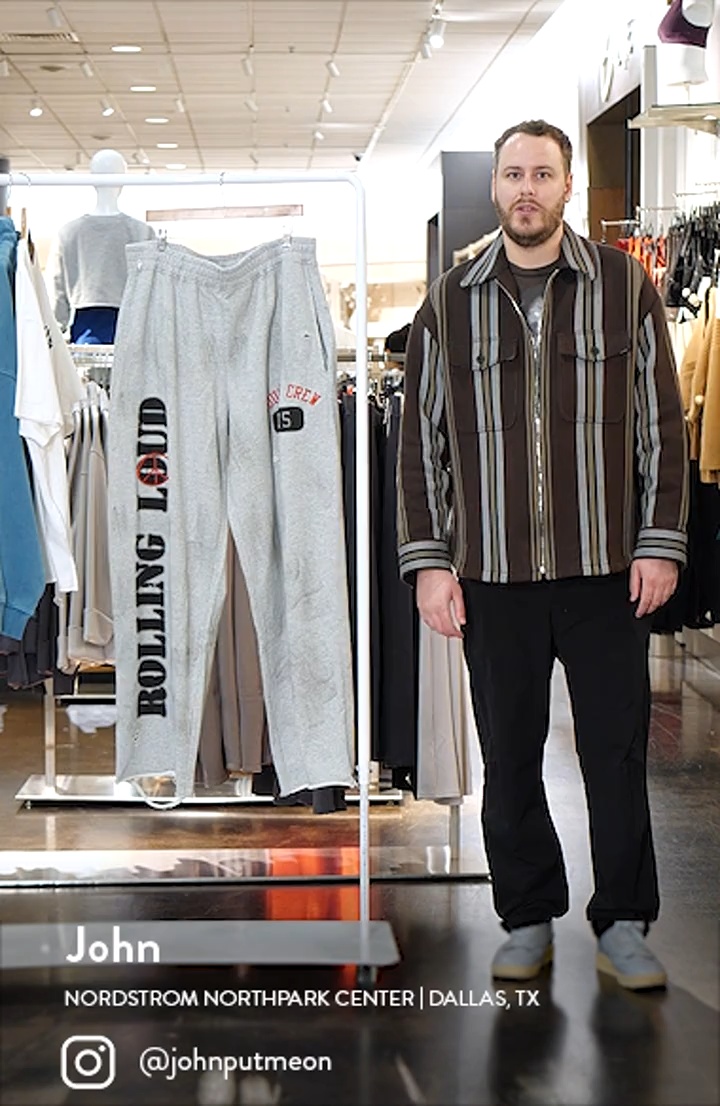 RL Touring Crew Distressed Sweatpants (Men) | Nordstrom