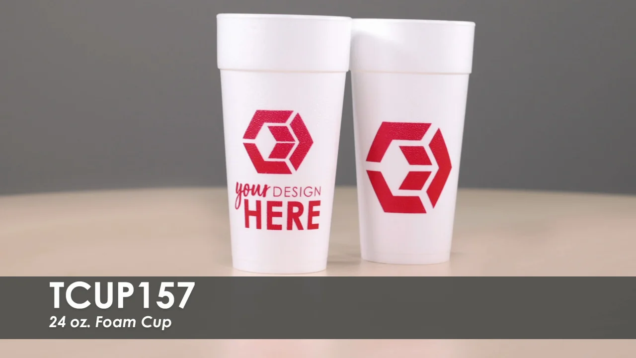 Custom Printed Cups | 24 oz. Foam Cup