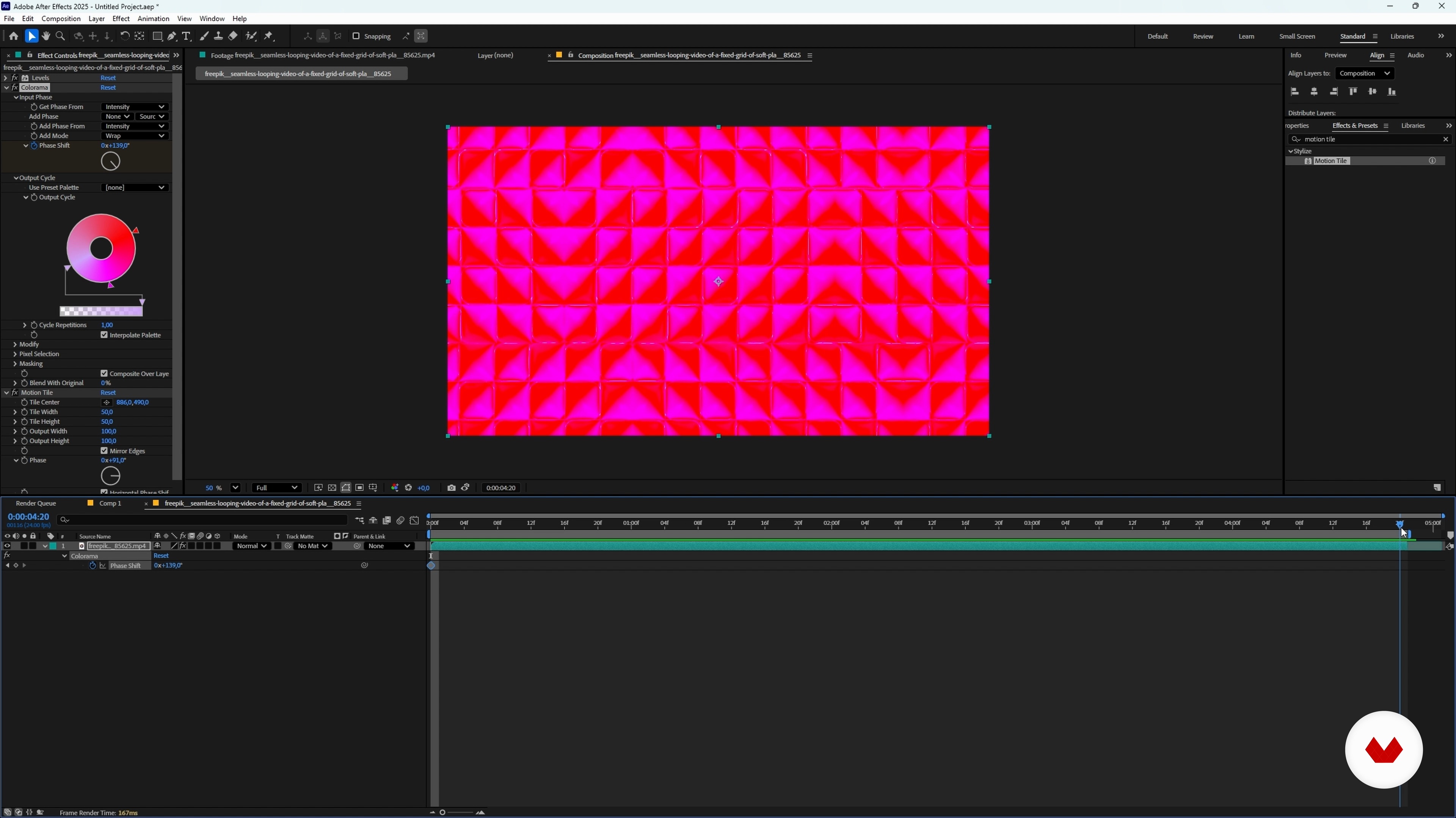 Verarbeitung in After Effects und Abschied