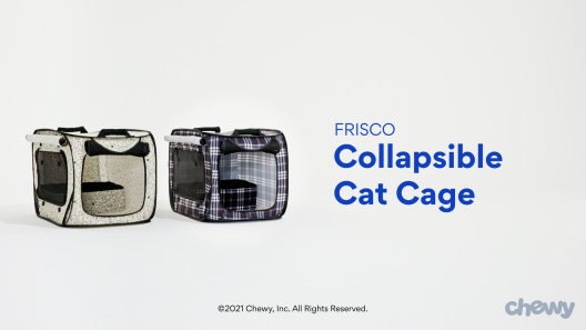 Frisco Collapsible Cat Carrier Bag, Animal Sketch