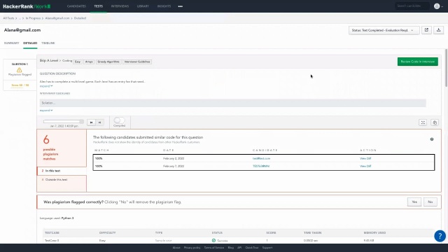 Logging into a HackerRank Test – HackerRank Candidates