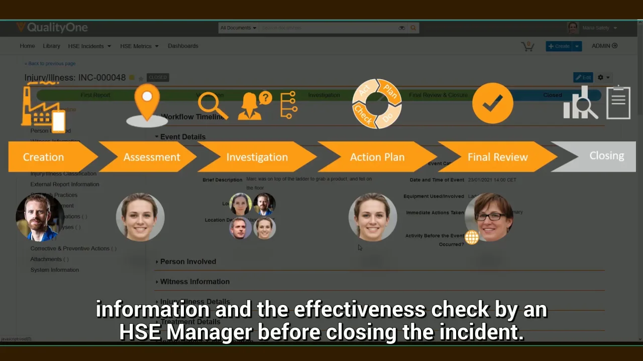 Veeva QualityOne HSE Incident Management Demo July 2021