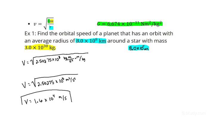 using-kepler-s-third-law-to-find-the-orbital-speed-of-a-planet-around-a