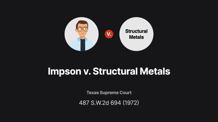 Impson v. Structural Metals, Inc.
