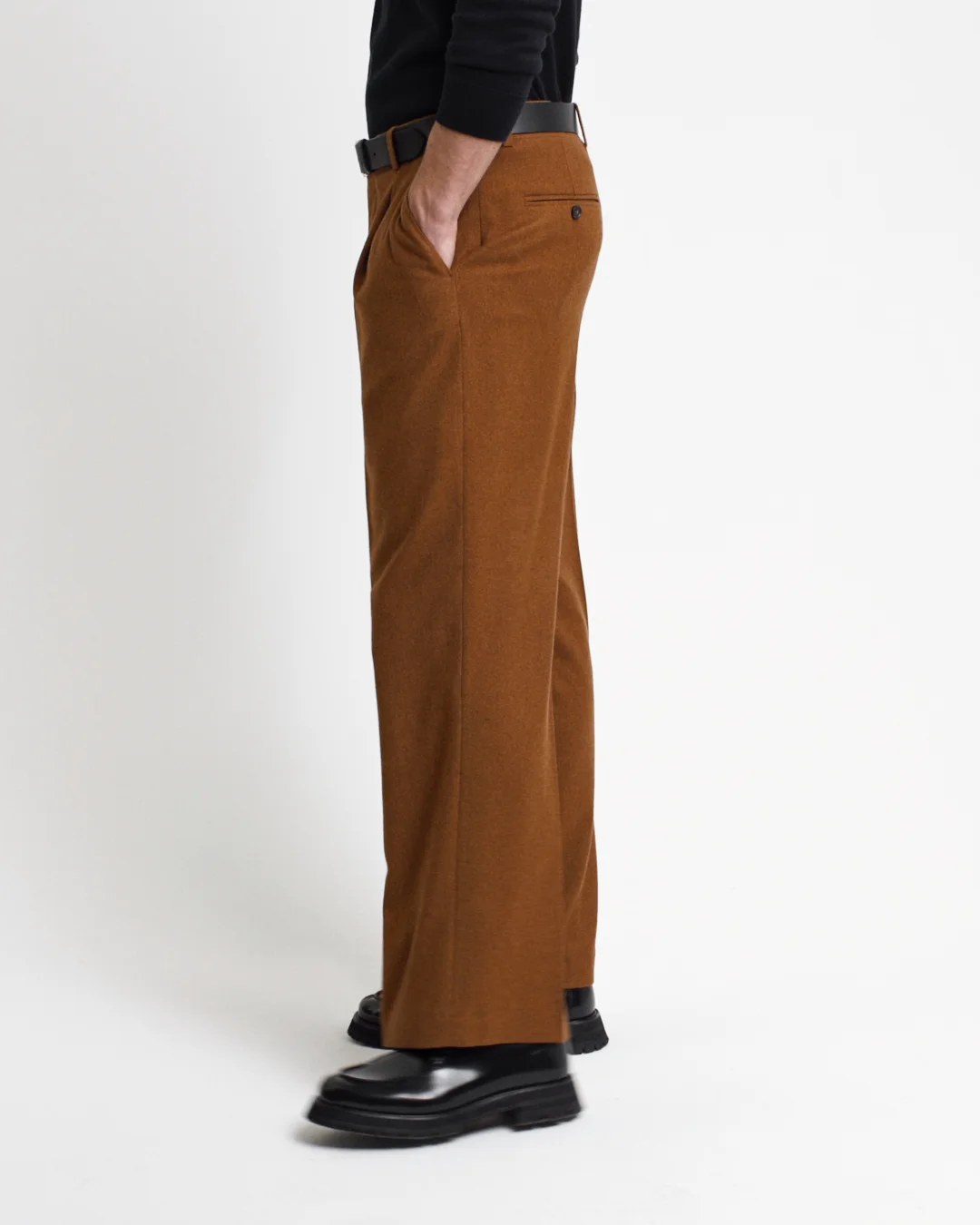 Relaxed Fit Wool Flannel Suit Pants - GANT Relaxed Fit Wool Flannel Suit Pants - GANT