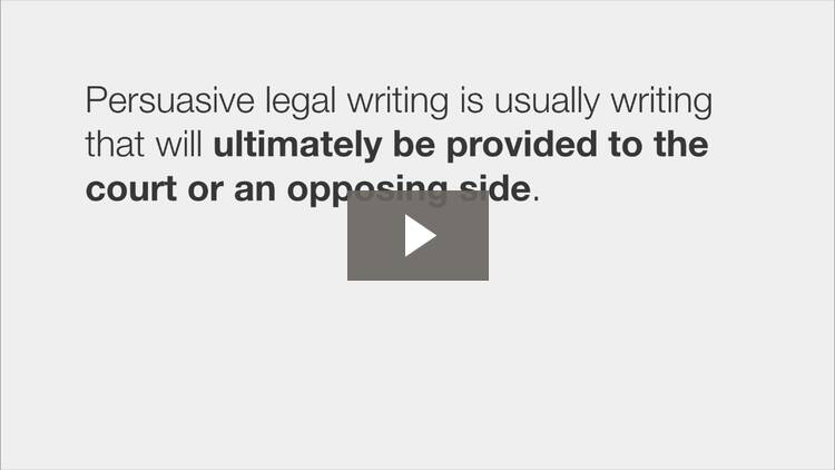 Forms of Legal Writing