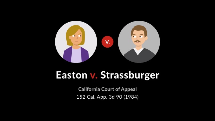 Easton v. Strassburger