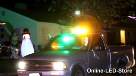 LAMPHUS SolarBlast SBMB34 LED Mini Lightbar Demo 2014 Ho Ho Parade