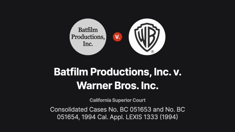 Batfilm Productions, Inc. v. Warner Bros. Inc.