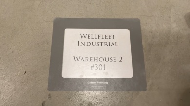Adhesive Sign Holder