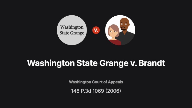 Washington State Grange v. Brandt