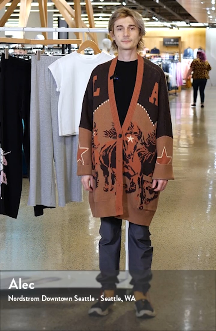 Dressed in Lala Wild Mustang Oversize Cardigan | Nordstrom