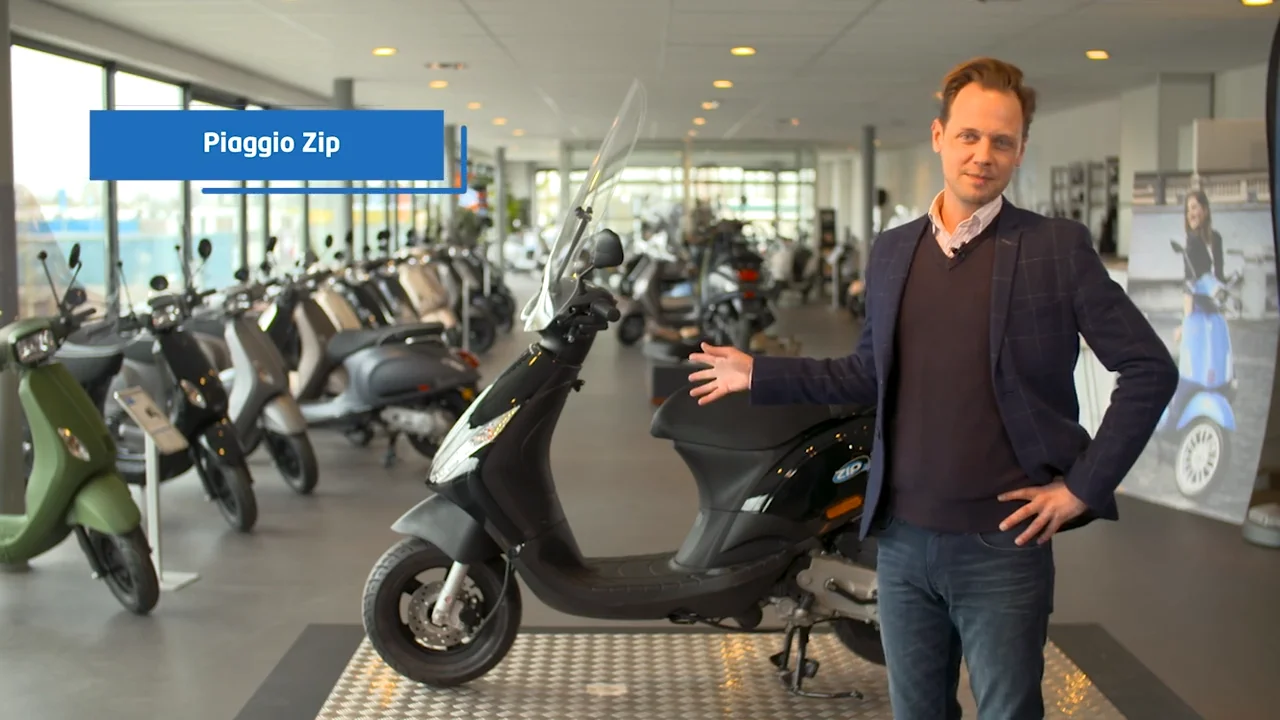 Piaggio Scooter Zip Wit | Voordeelscooters.nl