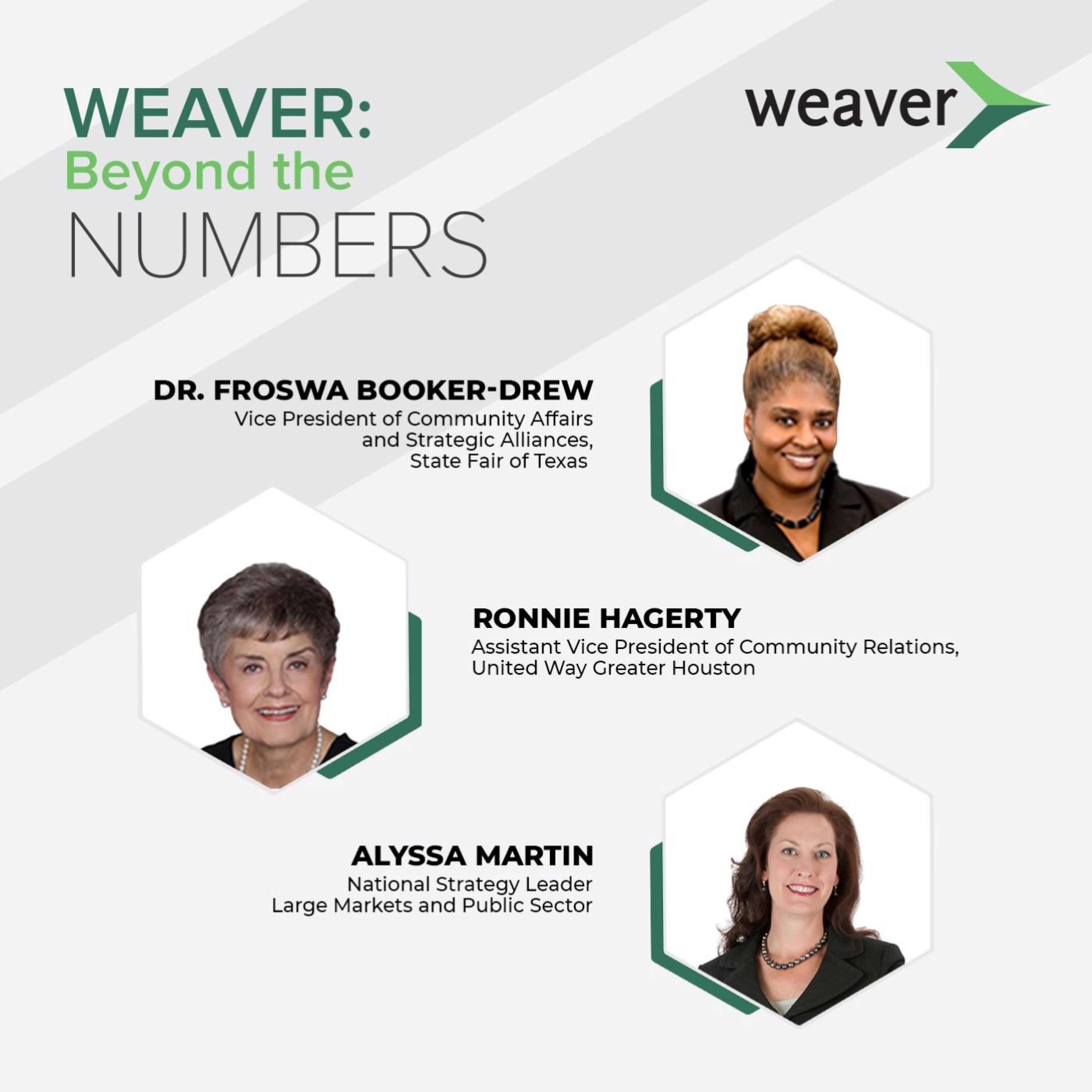 Weaver: Beyond the Numbers
