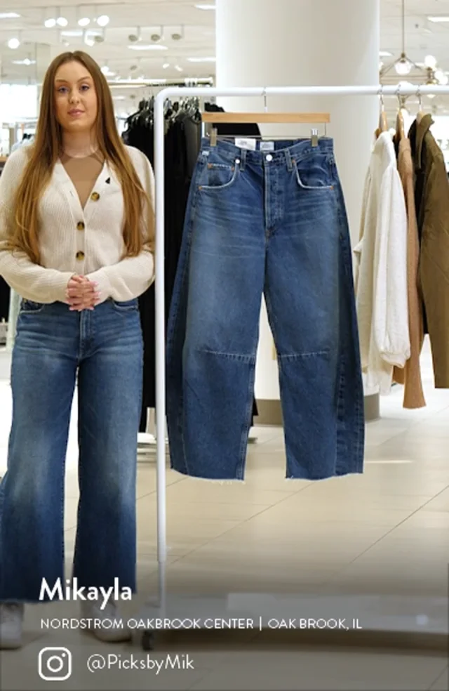 Citizens of Humanity Horseshoe Raw Hem Superhigh Waist Crop Citizens of Humanity Horseshoe Raw Hem Superhigh Waist Crop