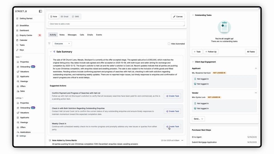 AI Sales Progression Summary video walkthrough