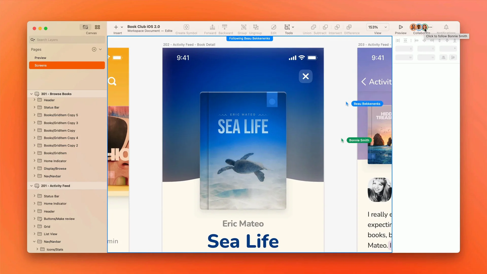 How to Design a Profile Card Interface with Sketch App 3 - Designmodo