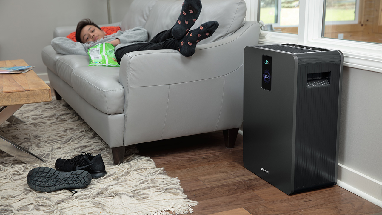 Air400 air purifier with high online efficiency filter and cirqulate system