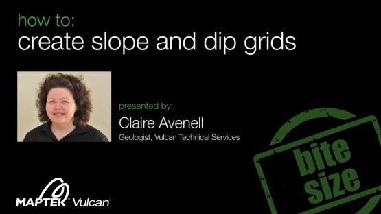 How to create slope and dip grids