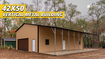 Video thumbnail for 42x50 - Vertical Metal Building