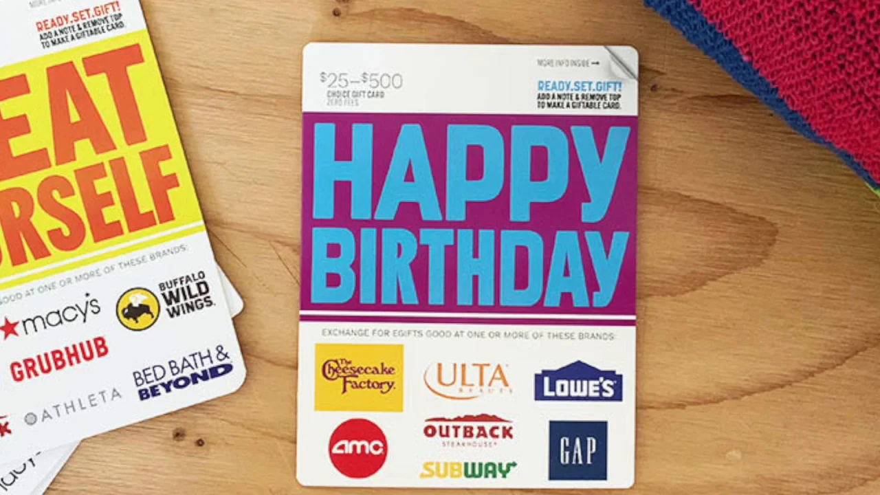 happy birthday gift card