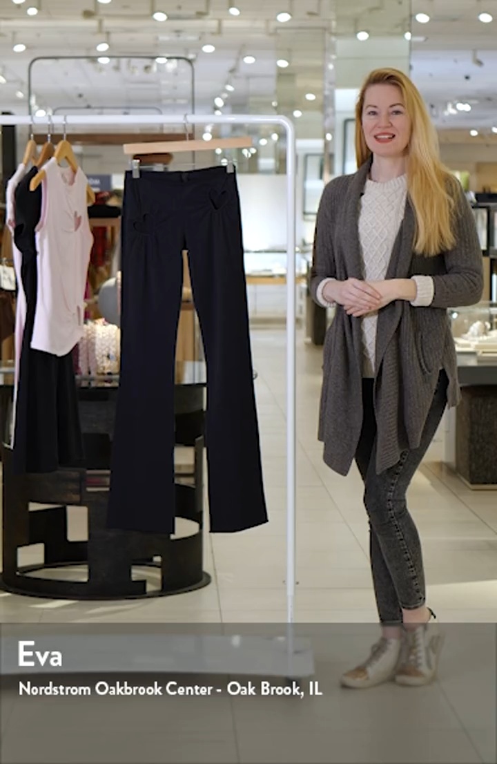 Heart Cotton Blend Jersey Leggings