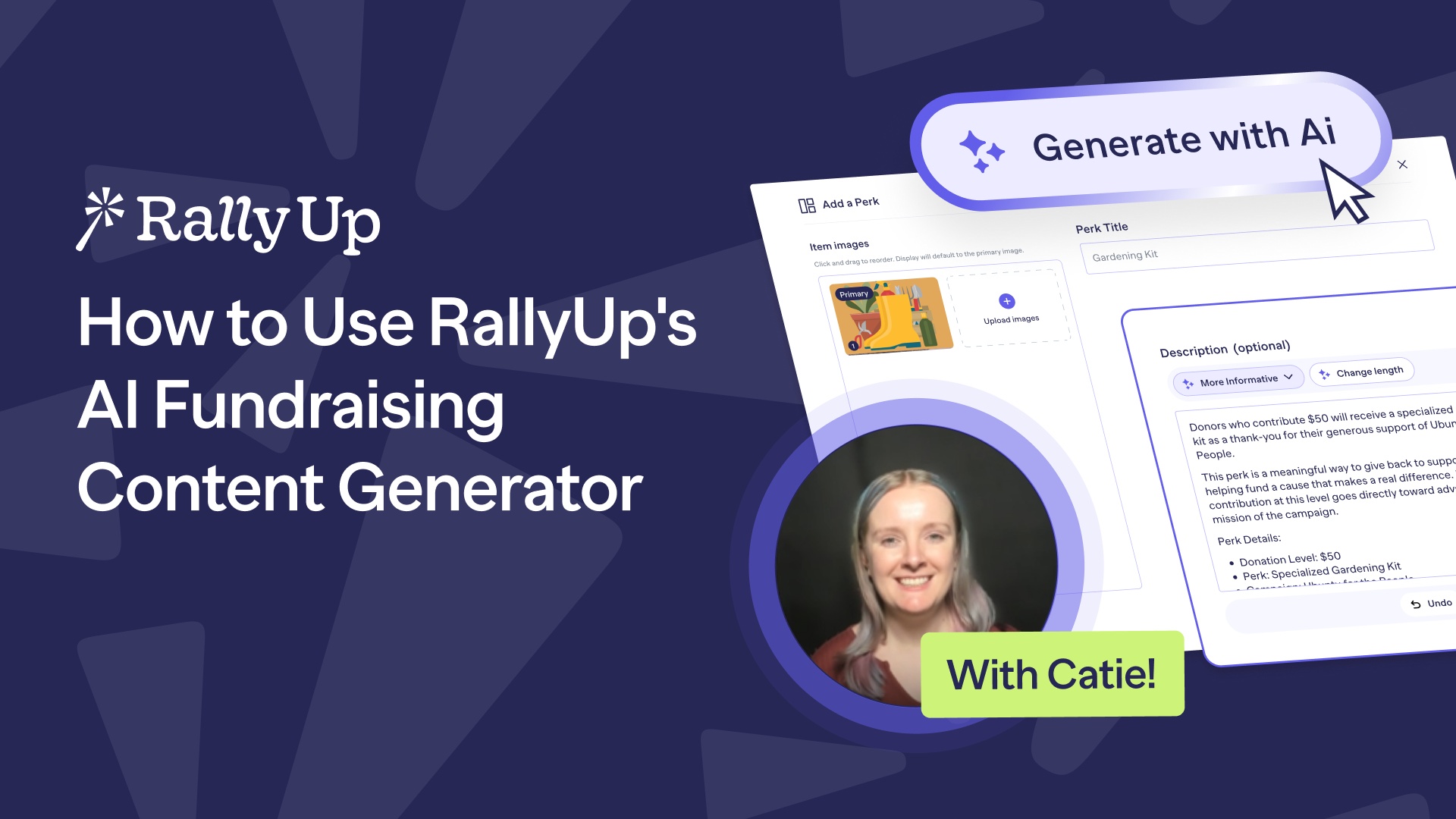 How to Use RallyUp’s AI Fundraising Content Generator