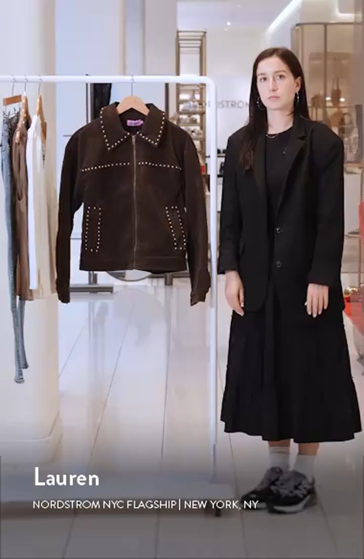 ジャケット・アウター Archive Suede Leather Long Coat Studded MENS DUST STUDDED SUEDE EASY RIDER — Understated Leather