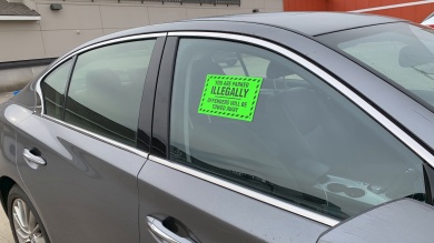 You Are Parked Illegally Parking Violation Permit