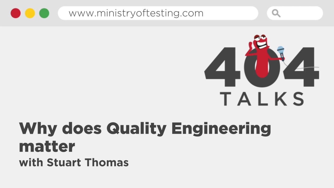 Why does Quality Engineering matter? image