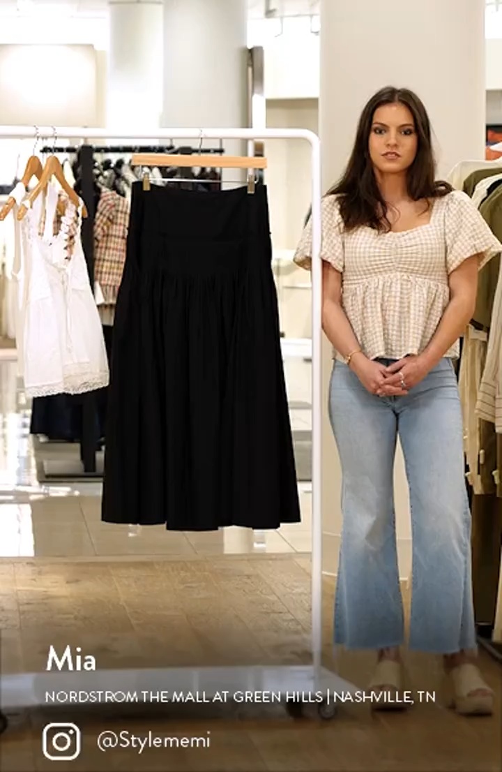 Theory Accordion Yoke Skirt | Nordstromrack