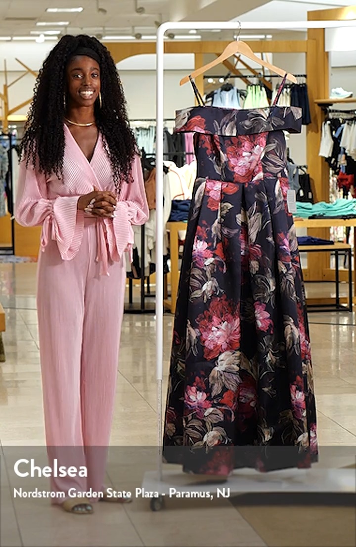 Floral Off-the-Shoulder Gown (Women) | Nordstromrack