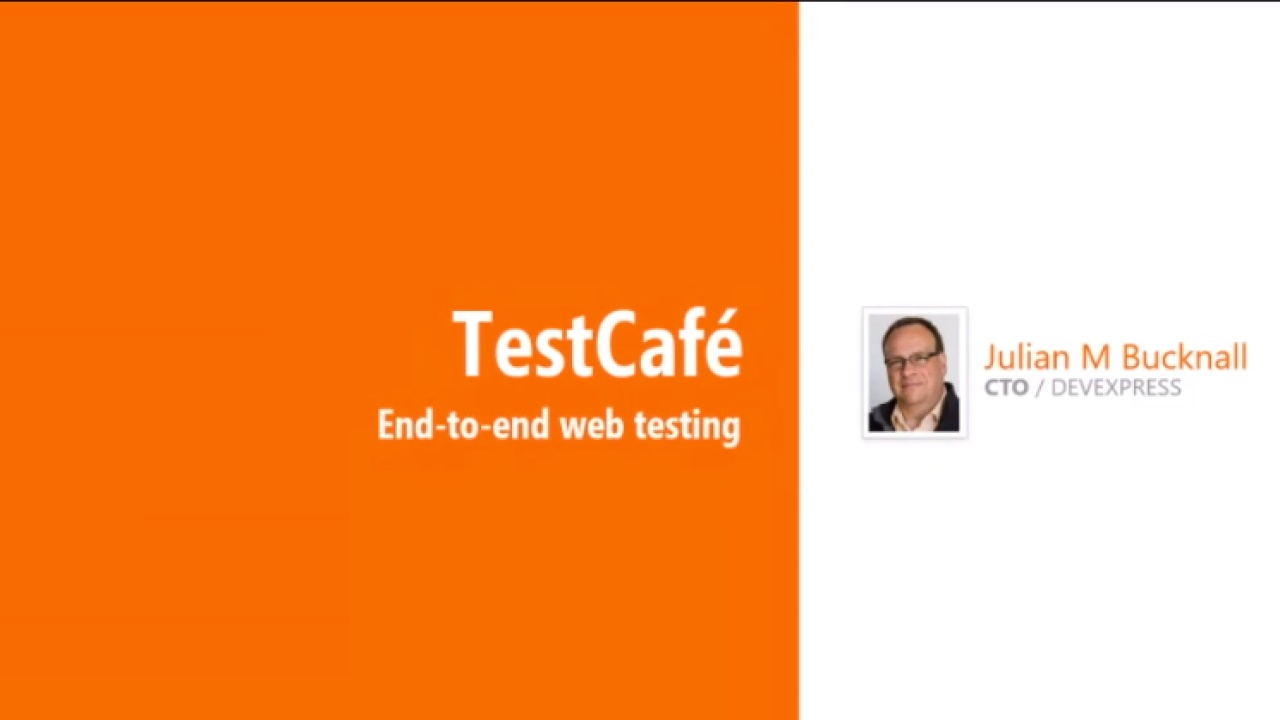 End-to-end web testing - TestCafé - Julian M Bucknall image