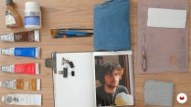 Artistic Oil Portraiture on Paper
