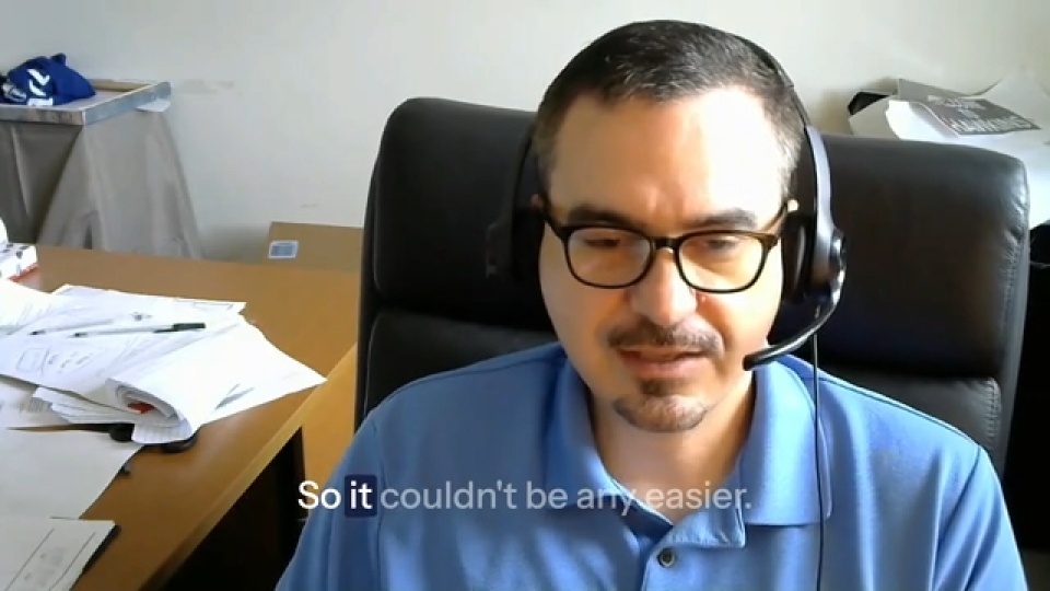 Image for Joe sped up registration by 50%