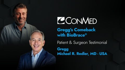 Gregg's Comeback with BioBrace® - Patient &amp; Surgeon Testimonial