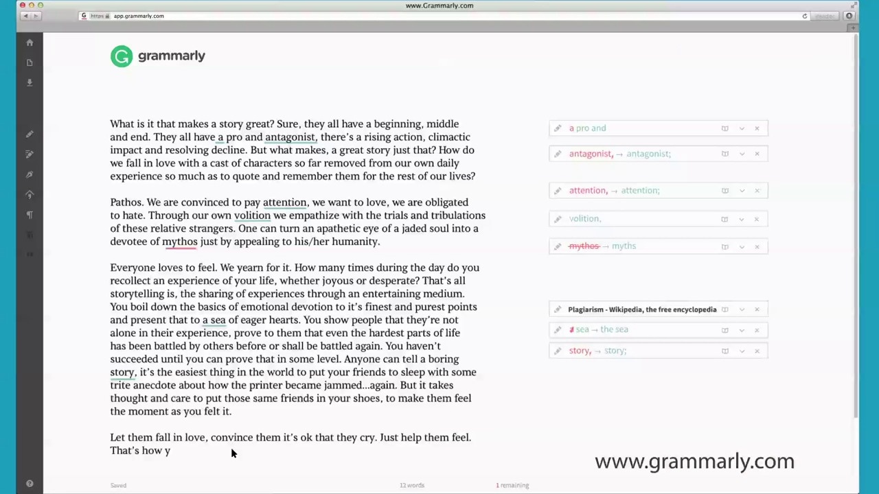 PaperRater: Free Online Grammar Check, Plagiarism