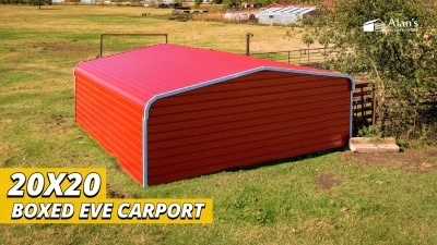 Video thumbnail for 20x20 - Boxed Eve Carport