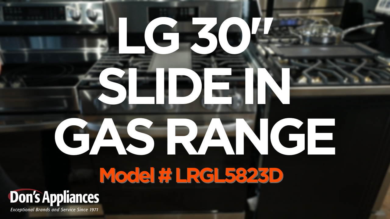 LG LRGL5823D 30 Inch Gas Smart Range with 5 Sealed Burners, 5.8 Cu