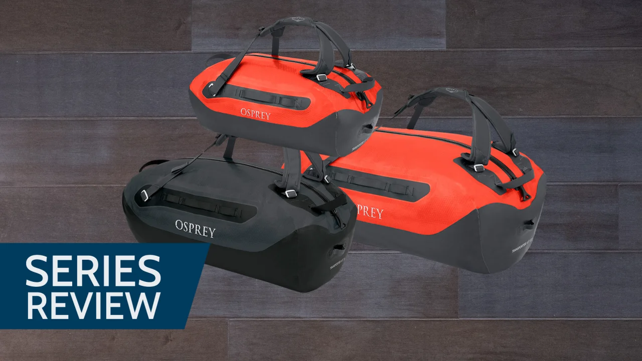 Osprey Transporter 100 Waterproof Duffel river fly fishing dry bag zip new