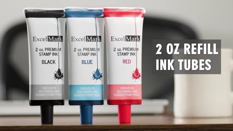 ExcelMark Self-Inking Ink - 2 oz