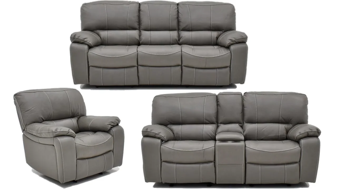 Legend Power Reclining Sofa Set Gray