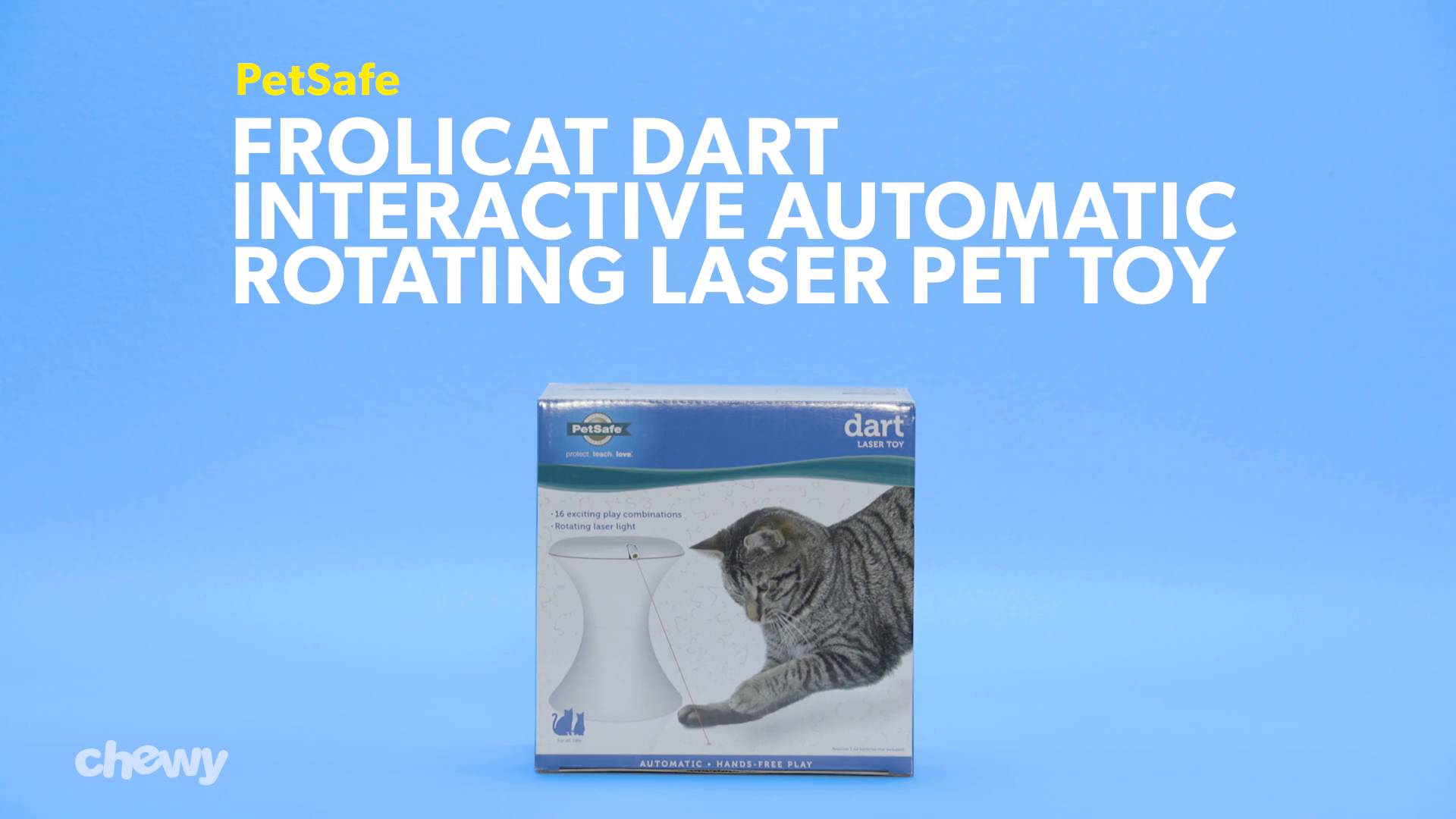 Discontinued PETSAFE FroliCat Dart Interactive Automatic Rotating Laser Pet Toy Chewy