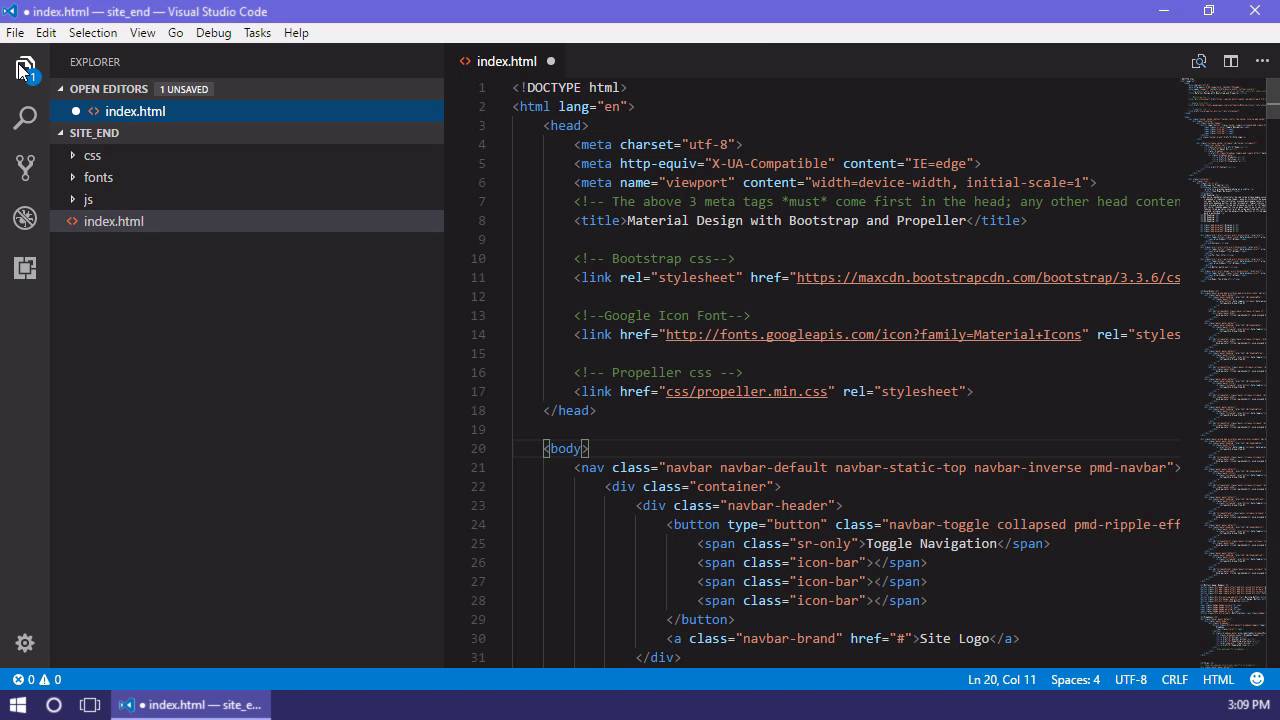Essential Extensions for Visual Studio Code - HTML Snippets