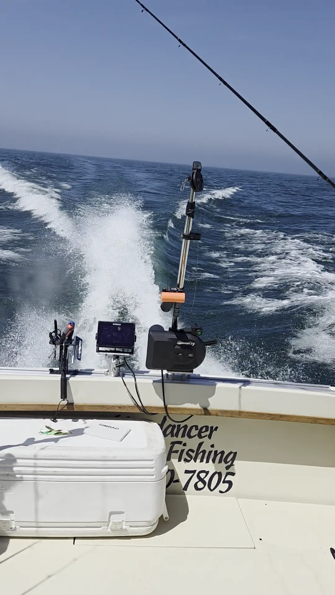 Business Card: Linedancer Charters – Lake Michigan Fishing