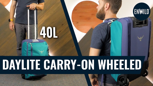 osprey daylite carry on 40 Carry-On Wheeled Duffel The bag is made from recycled materials and will last a long time Daylite Carry - On Wheeled