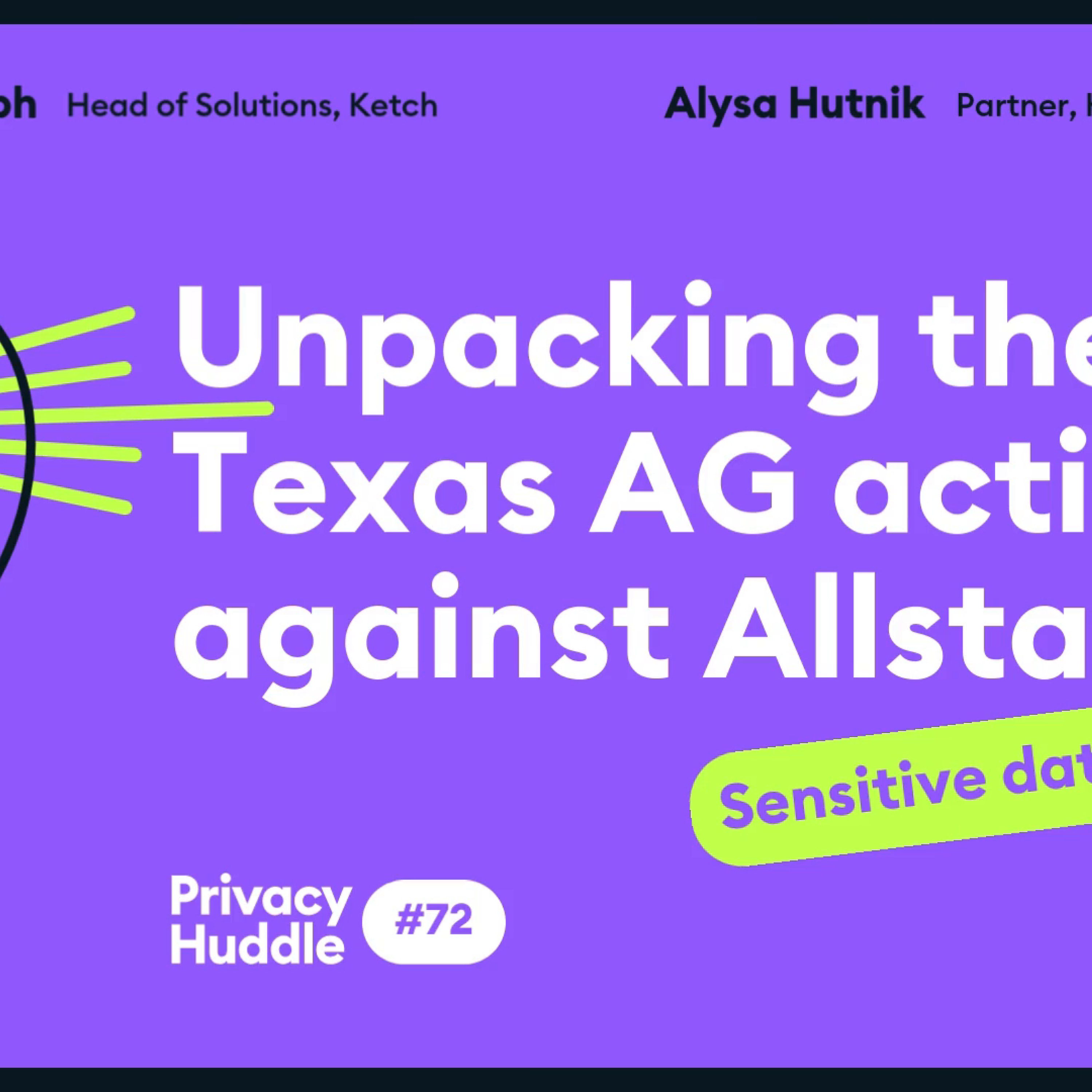 Ep. 72 - Unpacking the Texas AG action against AllState episode artwork